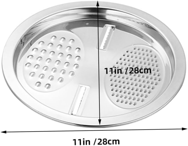 Stainless Steel Vegetable Slicer Potato Shredder 28X28CM Kitchen Essential - Image 2